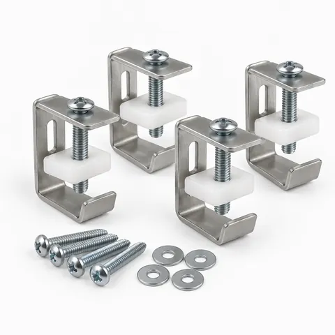 Sink clips and mounting kits